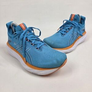 Asics Gel-Nimbus 25 Island Blue Athletic Running Shoes Mens Size 12 1011B547